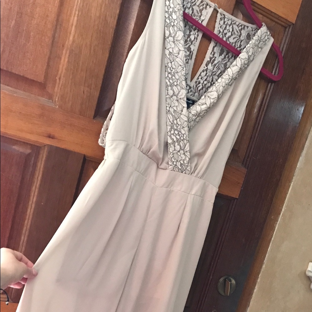 Nude jumpsuit